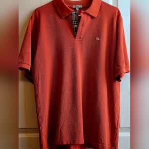 Burberry London Men's L Rust Polo Shirt